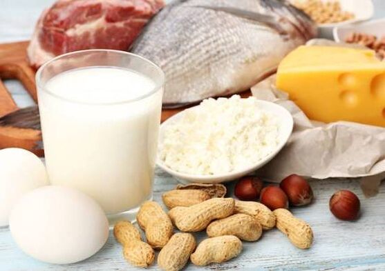 Dairy, Fish, Meat, Nuts and Eggs - Diet for a Protein Diet