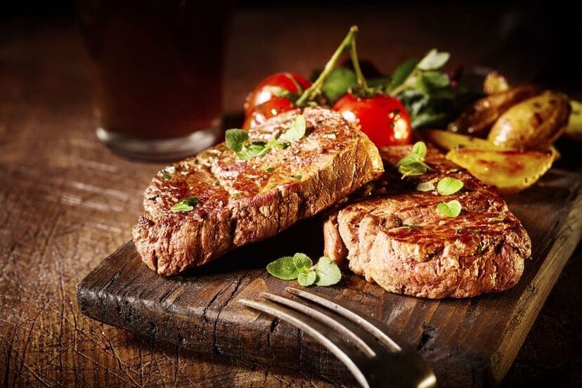 protein diet steak