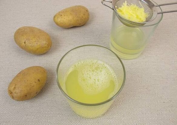 Drinking potato juice on an empty stomach can relieve high gastric acidity
